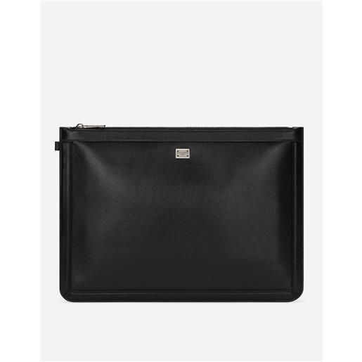 Dolce & Gabbana pouch grande in pelle di vitello