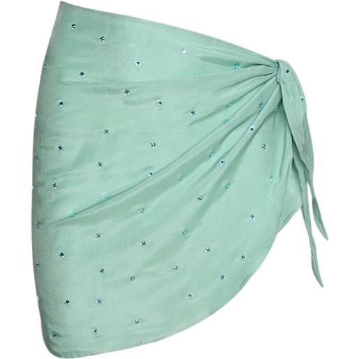 Oséree pareo gem con cristalli - verde