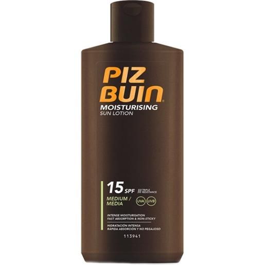 Johnson & Johnson piz buin latte solare protezione spf 15 media 200 ml
