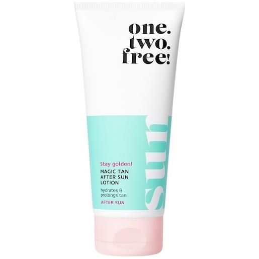 One.two.free! onetwofree!Cura-della-pelle cura-del-sole. Magic tan after sun lotion 200 ml (114,75 € / 1 l)