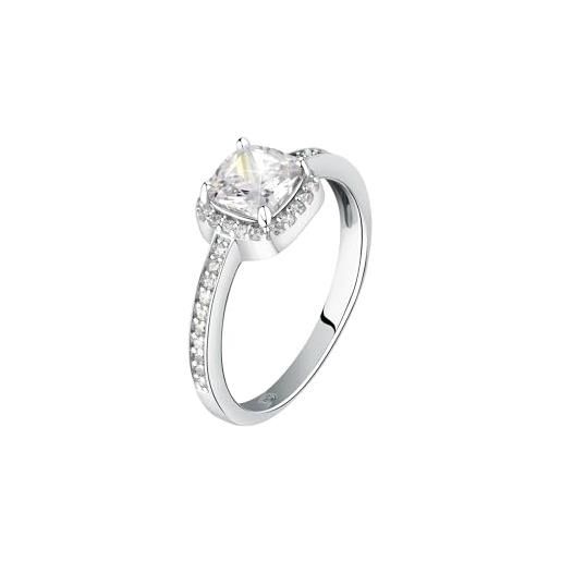 Morellato tesori anello donna in argento 925 zirconi saiw115012_main, argento, zirconia cubica