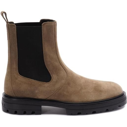 Hogan stivaletti chelsea h673 - marrone