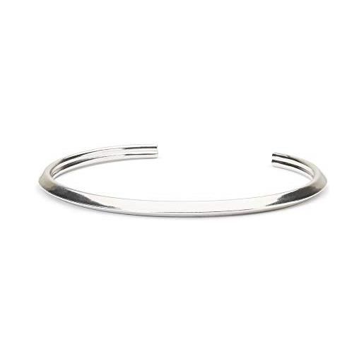 Trollbeads Bracciale Donna In Argento 925 - Chiusura A Barretta Con Boccioli, Gioiello Personalizzabile