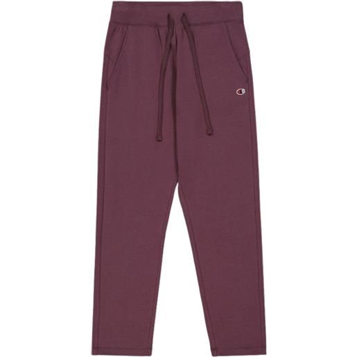 CHAMPION pantalone fondo dritto CHAMPION pantalone stretch fleece slim fit w melanzana