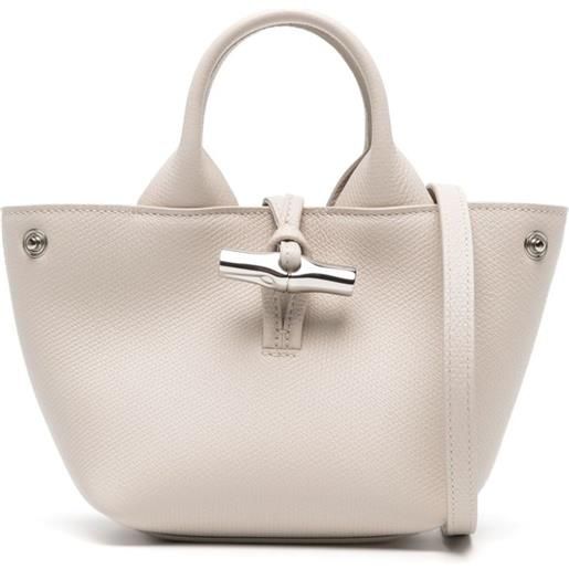 Longchamp borsa a mano le roseau xs - toni neutri