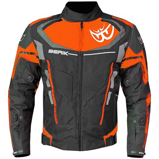 Berik giubbotto moto tessuto tecnico Berik 2.0 nj-223318 nero aran