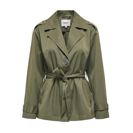 ONLY trench femminile onlline trench, ive verde, m