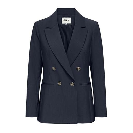 Only onlastrid life l/s fit blazer tlr noos, blazer donna, black, 