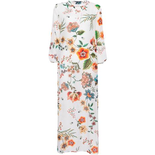 Johnny Was abito lungo ardella - bianco