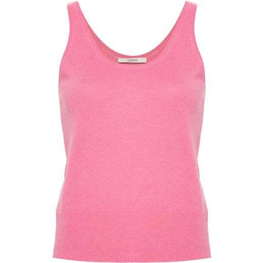 Odeeh canotta in cashmere - rosa