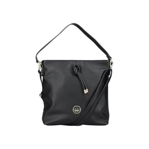 Rieker h1514, hobo bag donna, nero, s