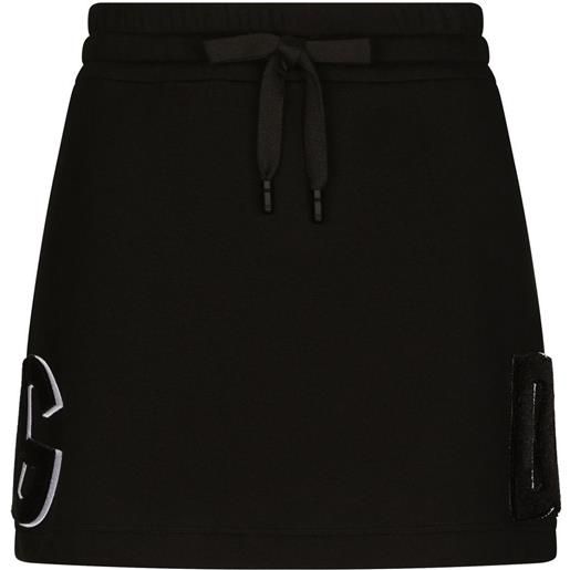 Dolce & Gabbana minigonna con applicazione - nero