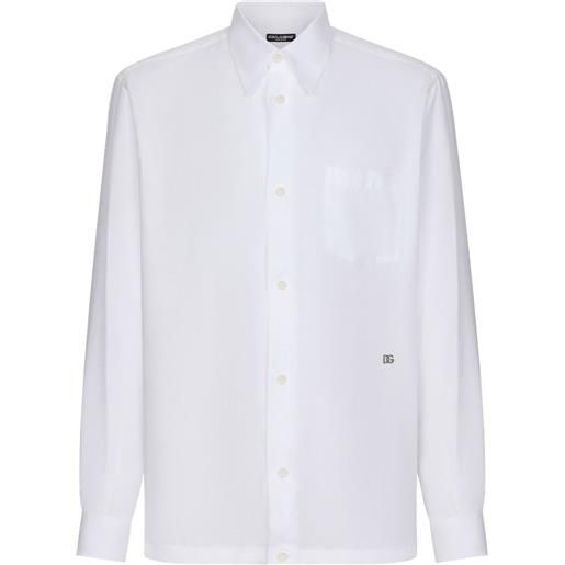 Dolce & Gabbana camicia a maniche lunghe - bianco