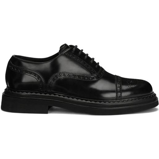 Dolce & Gabbana derby francesina in pelle - nero