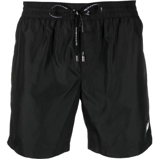 Dolce & Gabbana costume da bagno con logo - nero