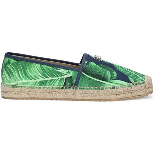 Dolce & Gabbana espadrilles con stampa - blu