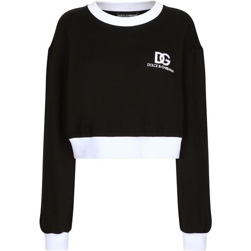 Dolce & Gabbana felpa con stampa - nero