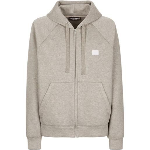 Dolce & Gabbana felpa con cappuccio - grigio