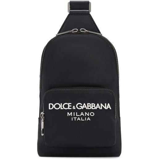 Dolce & Gabbana zaino con logo - blu