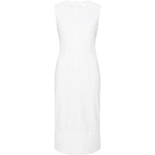 Sportmax abito midi cariddi - bianco