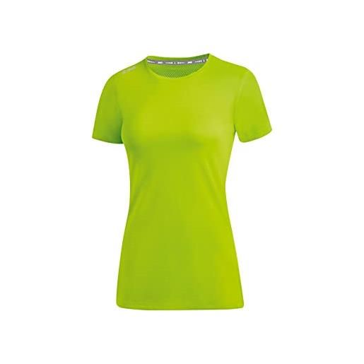 JAKO run 2.0 - maglietta da donna, colore: verde fluo, taglia 44