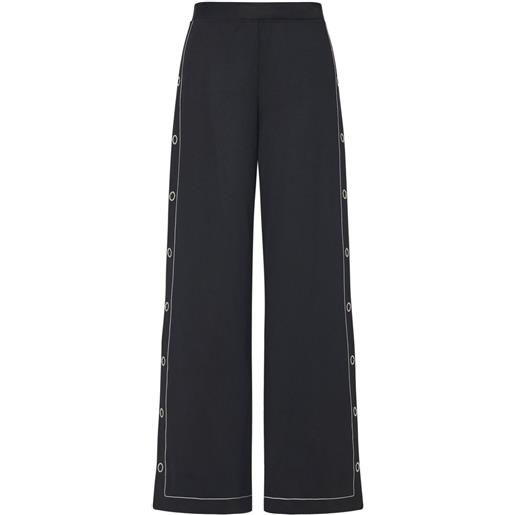 Rosetta Getty pantaloni a gamba ampia - nero