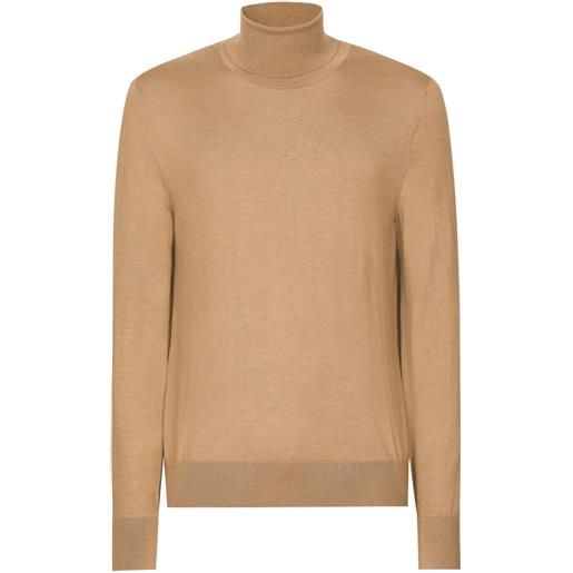 Dolce & Gabbana maglione a collo alto - marrone