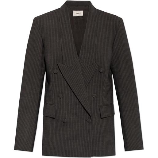 Coperni blazer doppiopetto gessato - grigio