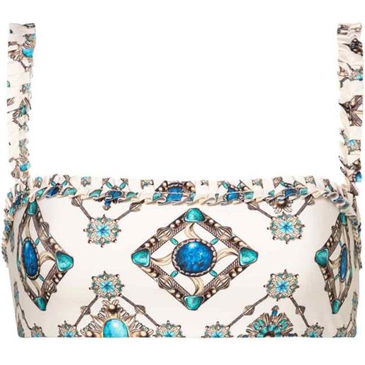 Agua By Agua Bendita top bikini olmo platero - bianco