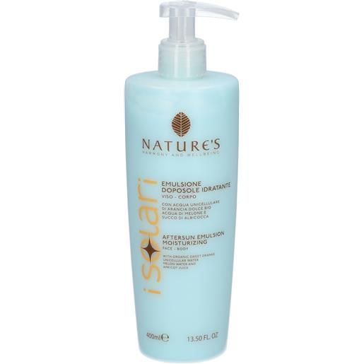 Natures nature's i. Solari emulsione doposole idratante 400 ml crema