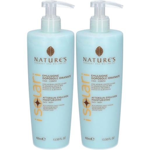 Bios Line SpA nature's i. Solari emulsione doposole idratante set da 2 2x400 ml crema