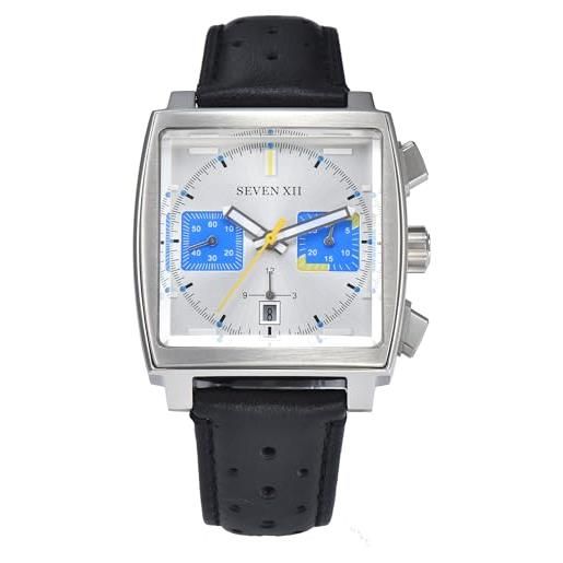 MEGIR Orologio Da Uomo 2074 – Cronografo Al Quarzo Con Cinturino In Pelle E Datario – Sportivo E Casual - 4