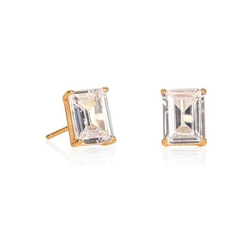 Cartonato Zagor Orecchini A Barra In Malachite Naturale Con Placcatura Oro 14K Su Argento Sterling - ZARD Orecchini ZARD Barra