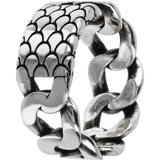 ORO&CO 925 anello a fascia da uomo in argento