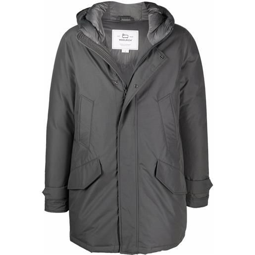 Woolrich parka polar a collo alto - grigio