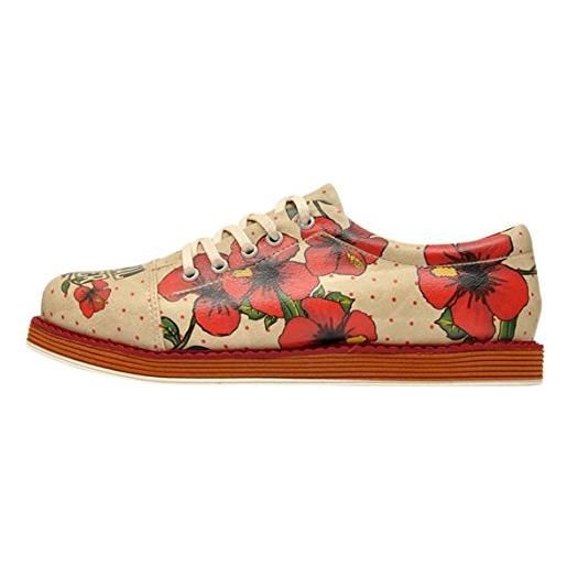 DOGO broke's, appartamento oxford donna, multicolore, 39 eu