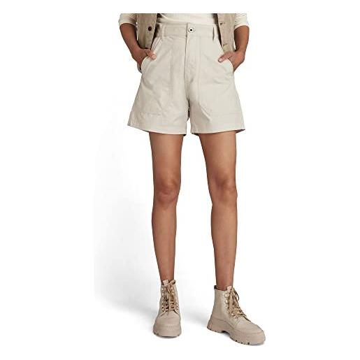 G-STAR donna 3d fatigue shorts, beige (whitebait d21101-c973-1603), 24