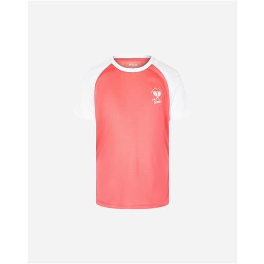 Fila court line jr - maglia tennis - rosa