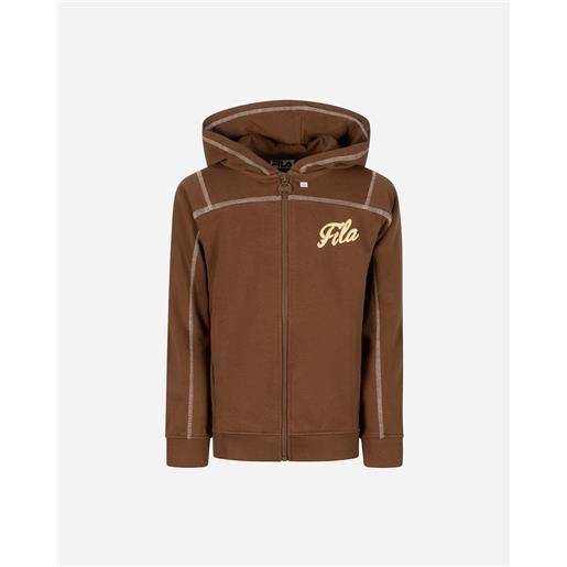Fila sixty patch jr - felpa - marrone