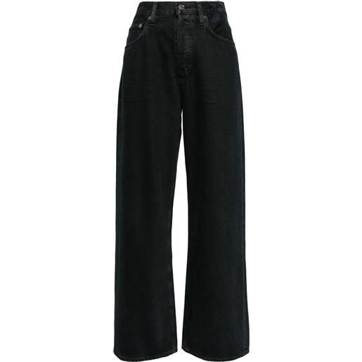AGOLDE jeans slung - nero
