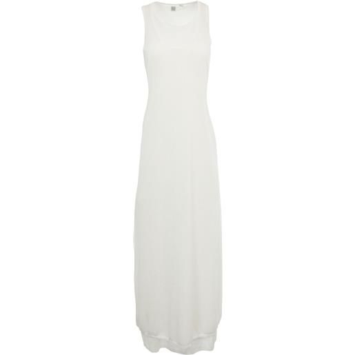 TOTEME abito lungo a strati - bianco