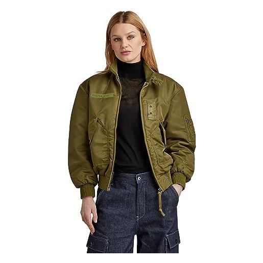 G-STAR donna nylon bomber wmn, verde scuro (dark olive d23542-c143-c744), s