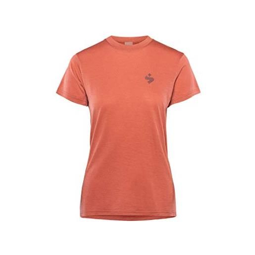 Sweet Protection hunter merino ss jersey w, donna, palissandro, xs