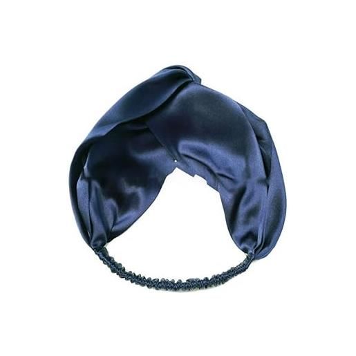 Yurosiay fascia elastica in seta da donna, 100% pura seta di gelso, 19 momme, fascia per capelli larga, per ragazze