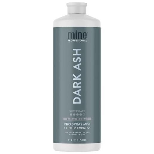 MineTan soluzione spray autoabbronzante - dark ash pro mist - 1lt