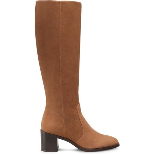 Stuart Weitzman esme zip boot khaki/dark brown