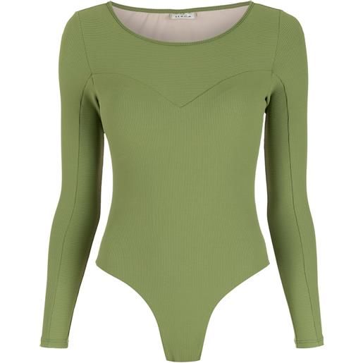 Amir Slama body con design a coste - verde