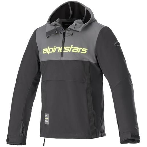 ALPINESTARS - giacca ALPINESTARS - giacca sherpa tar gray / nero / giallo fluo