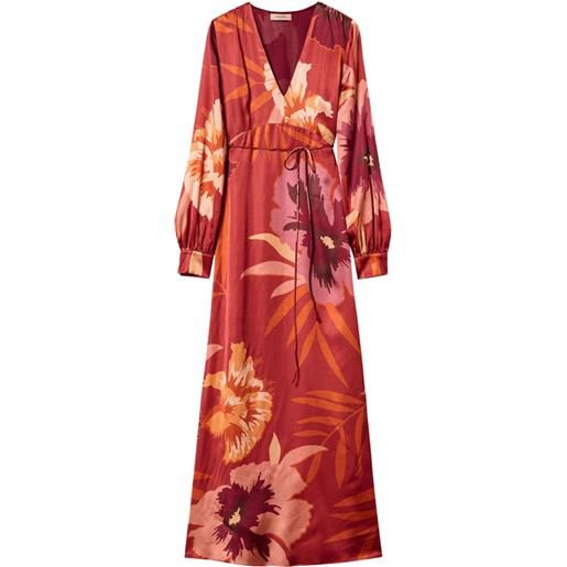 TWINSET abito a fiori - rosso
