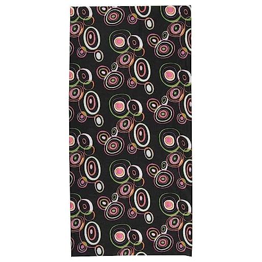 M-wave seamless bandana, circles, on card